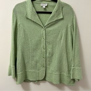 Cold Water Creek green jacket